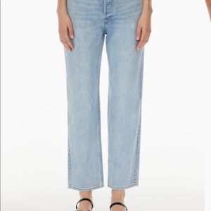 ARITZIA DENIM FORUM THE JONI HI RISE LOOSE SZ 26 L 29